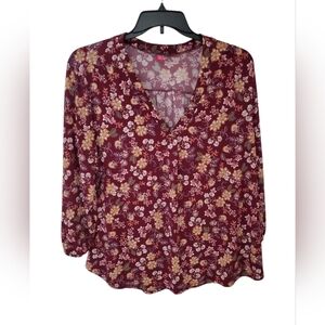 XXL Vince Camuto Floral Pullover Blouse NWOT